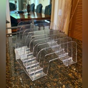 Eldon Clear Step Sorter with 6 Compartments